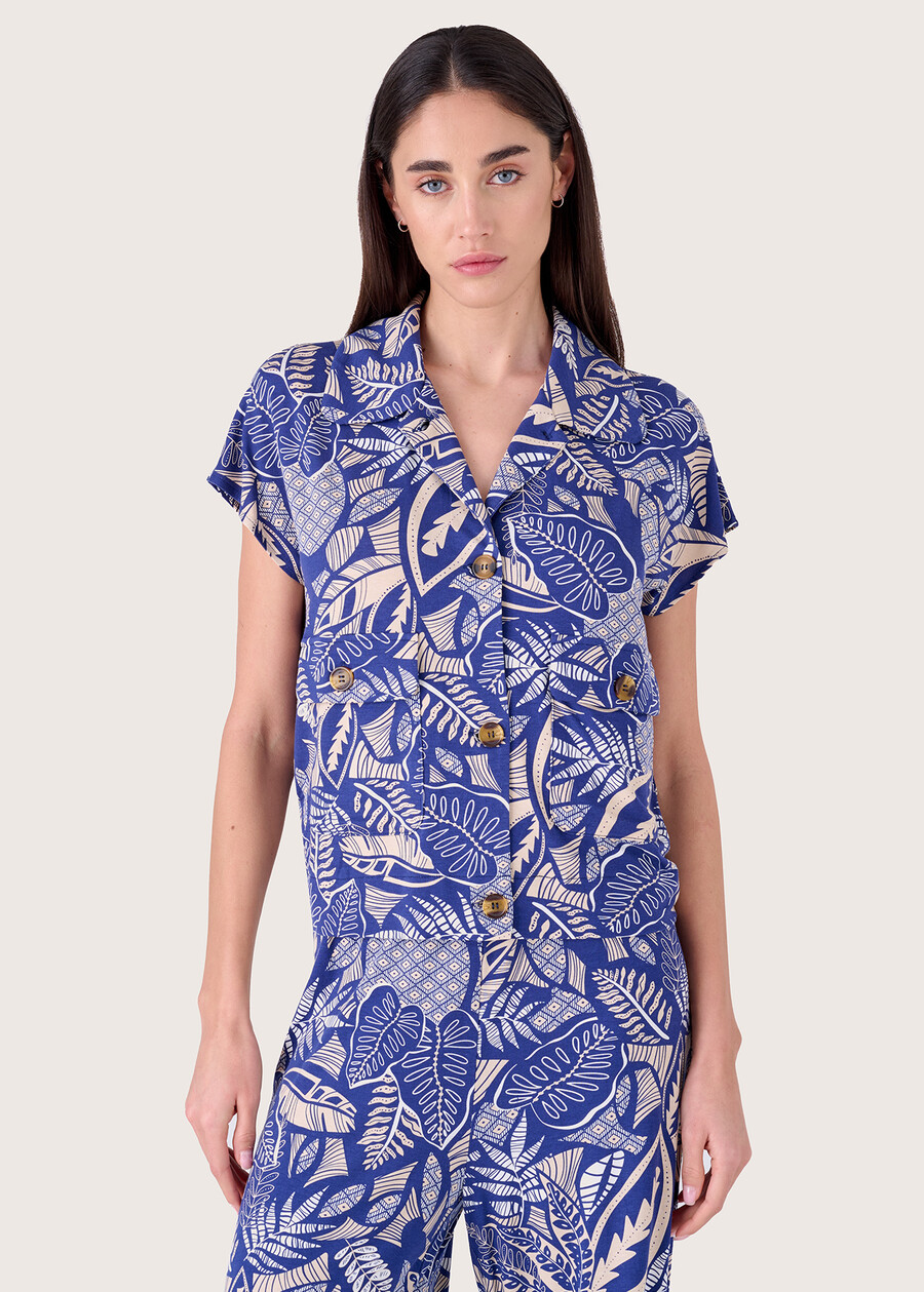 Sicily short t-shirt BLU Woman , image number 1