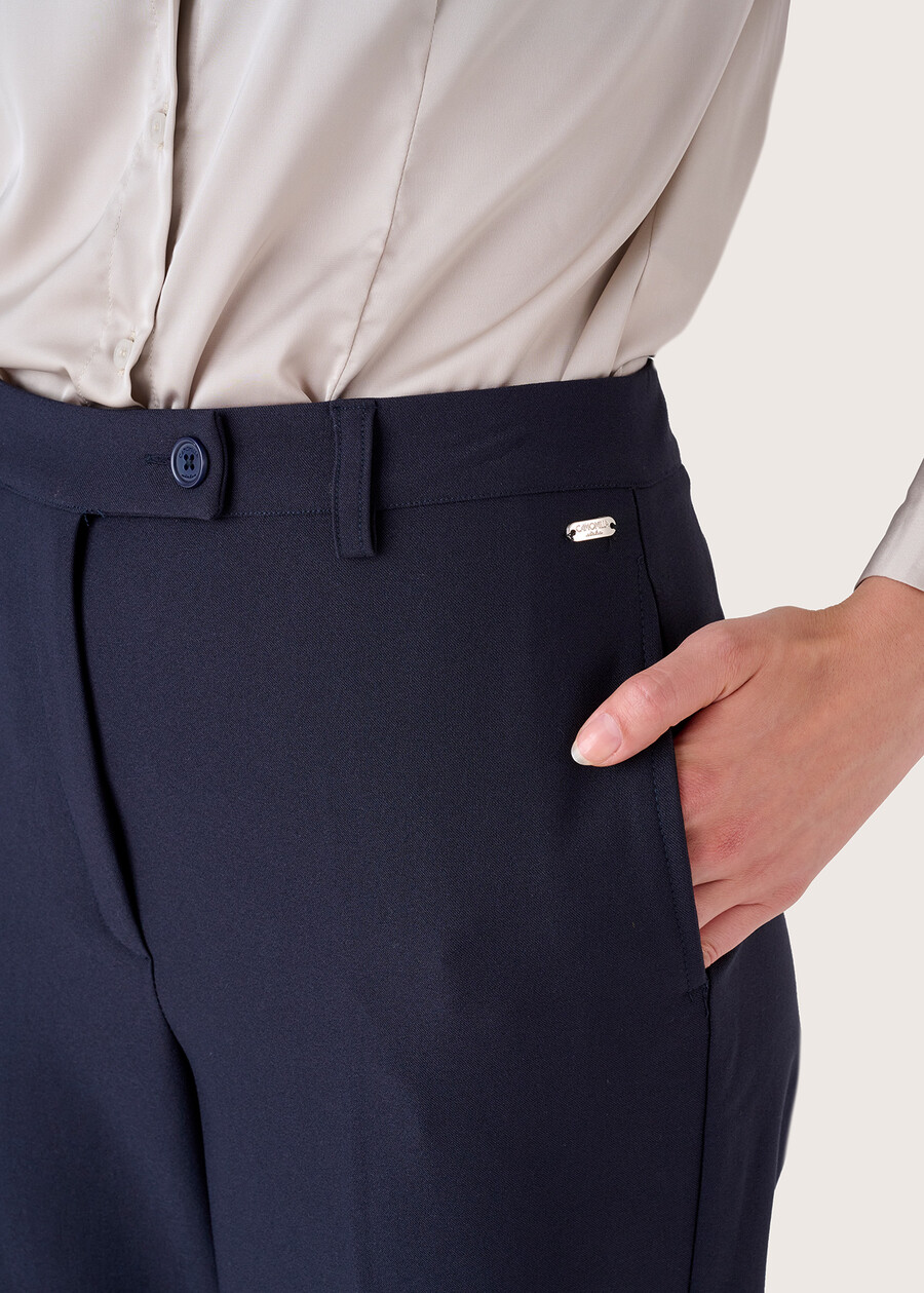 Giorgia technical fabric trousers NERO BLACKBEIGE GESSOBLU Woman , image number 4