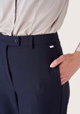 Giorgia technical fabric trousers NERO BLACKBEIGE GESSOBLU Woman image number 4
