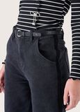 Pantalone Darla in denim di cotone GRIGIO DARKGREY Donna immagine n. 4