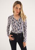 T-shirt Sabry con stampa BLU Donna immagine n. 1