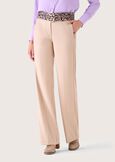 Giorgia polyviscose trousers BEIGE CAMMELLOGRIGIO MEDIUM GREY Woman image number 2
