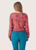 Blusa Serino con collana MARRONE RUGGINE Donna immagine n. 3