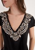 Bard Printed Blouse with Embroidery NERO BLACK Woman image number 2