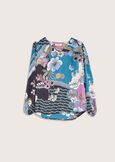 Maglia Kelly in viscosa BLUE CIELO Donna immagine n. 4