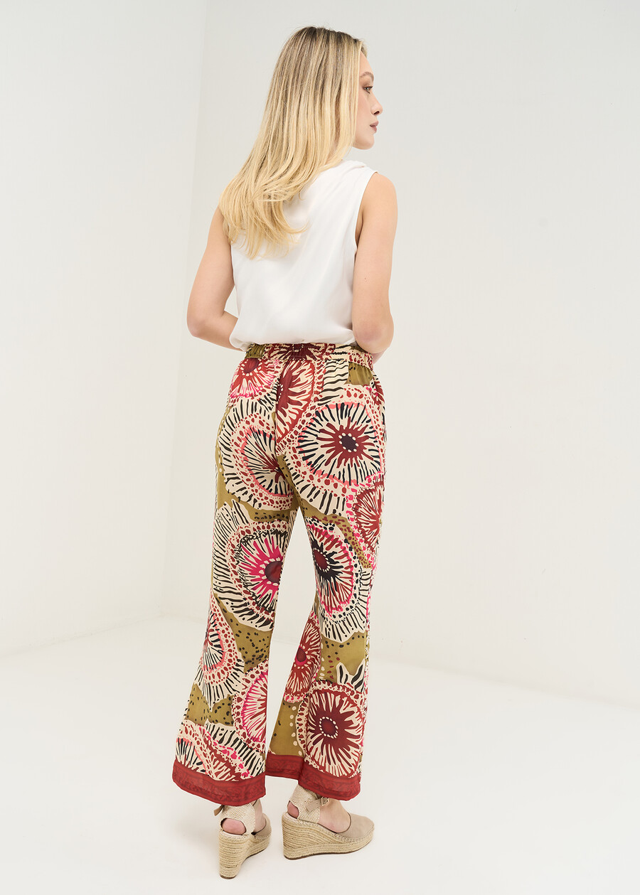 Picky patterned capri pants FUFOF Woman , image number 4