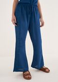 Pantaloni Pebel A Zampetta BLU OTTANIONERO BLACK Donna immagine n. 2