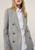 Giacca doppiopetto Ginevra rever a lancia GRIGIO GREY Donna immagine n. 2