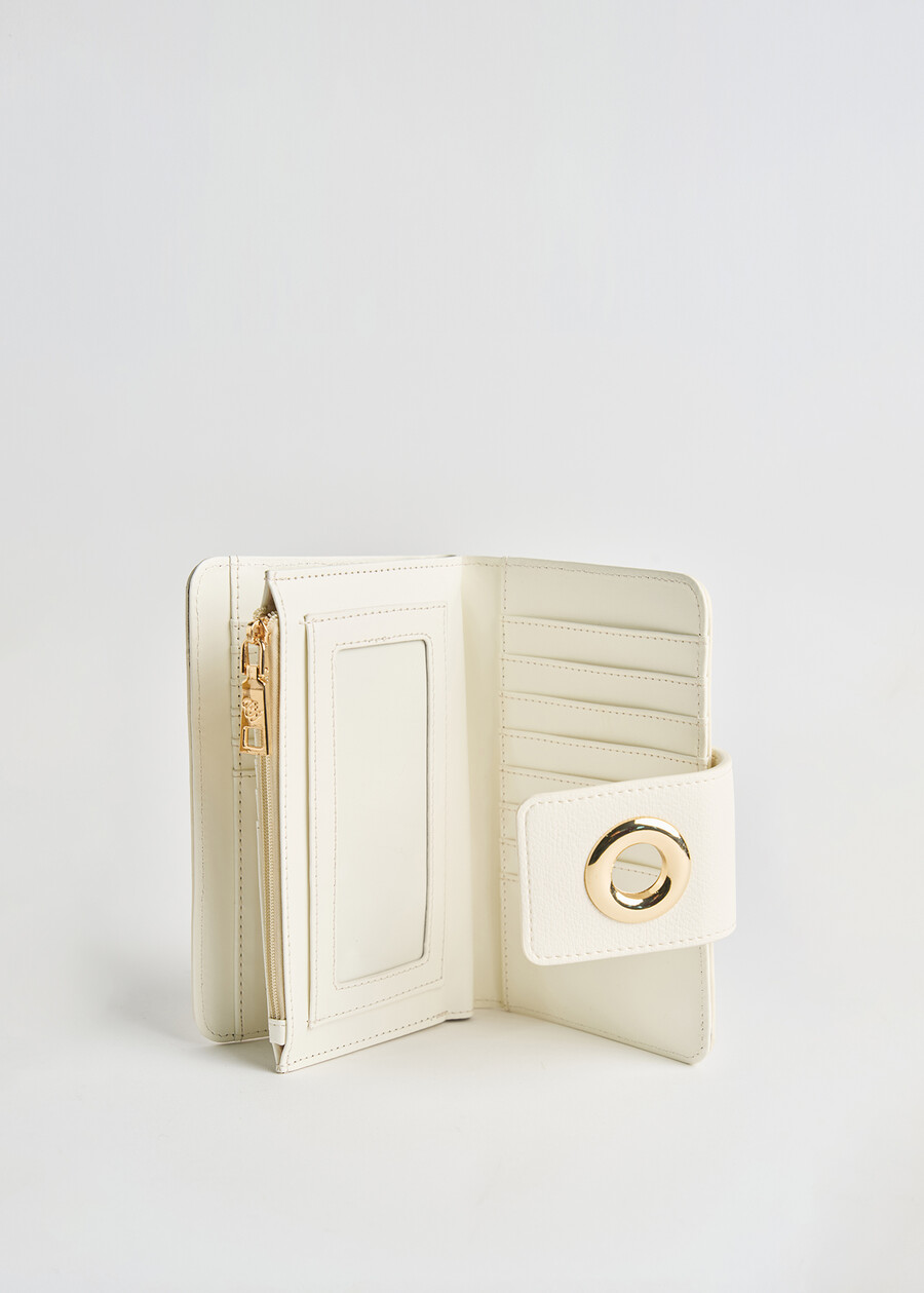 Portafoglio Path stampa cervo BIANCO WHITE Donna , immagine n. 5