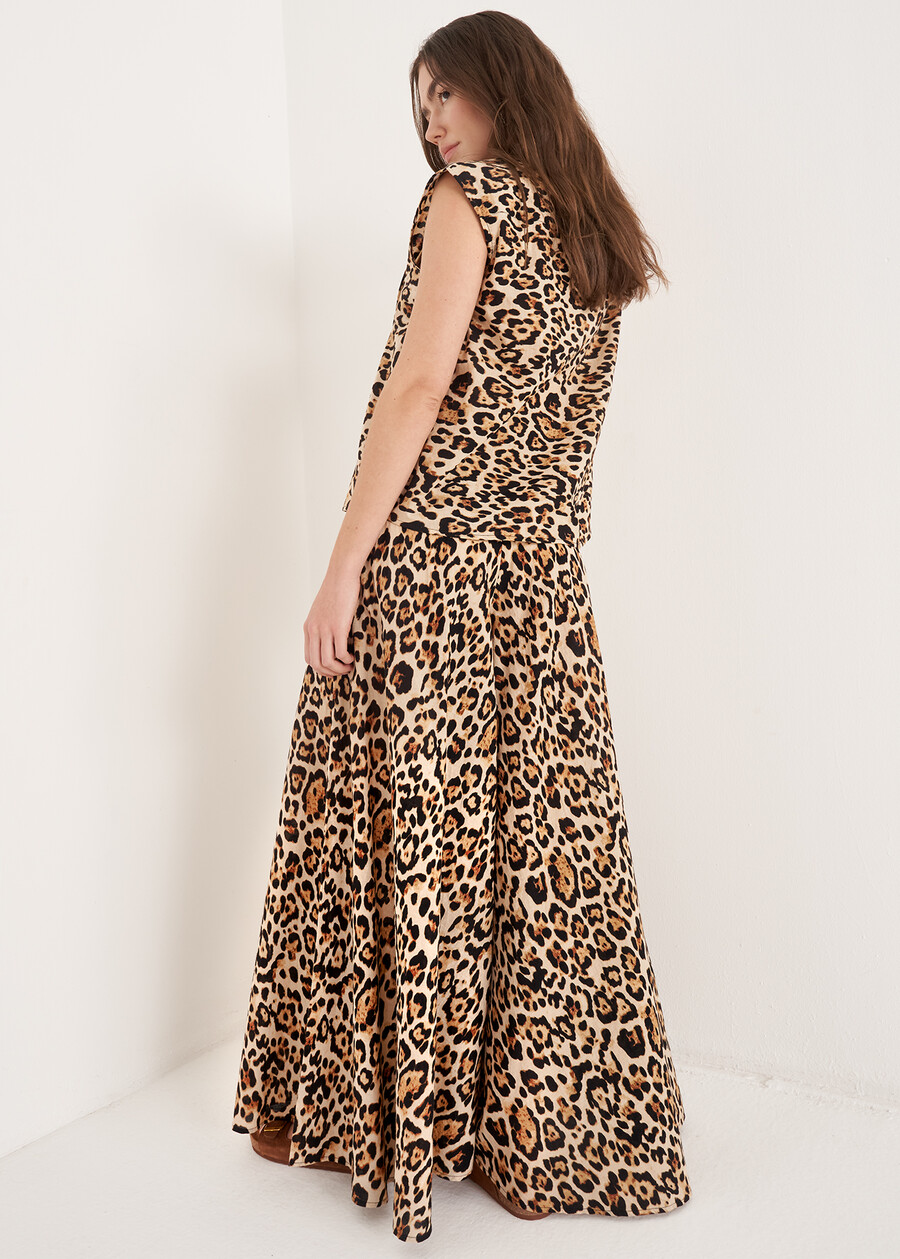 Pantaloni Pril Animalier BEIGE Donna , immagine n. 4