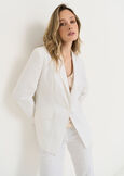 Giacca Gennifer in misto lino ROSABIANCO WHITE Donna immagine n. 1