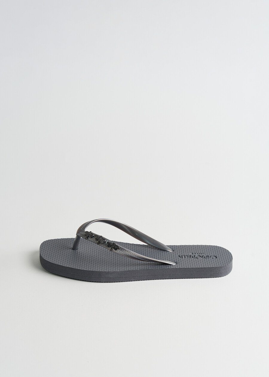 Infradito Syra con libellule GRIGIO GUN METALGOLD Donna , immagine n. 4