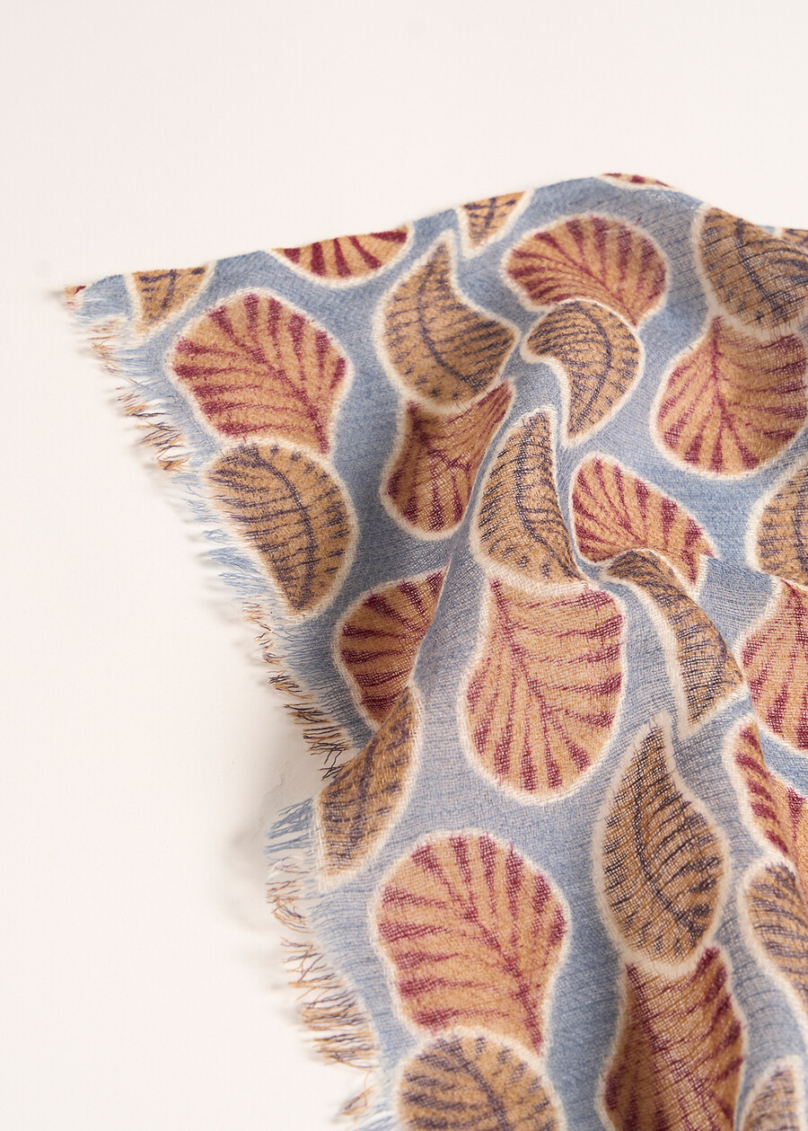 Sciarpa Sabrina 100% lana MARRONE CARAMELLO Donna , immagine n. 3