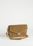 Baliam 100% genuine leather crossbody bag BEIGE CAMEL Woman image number 3