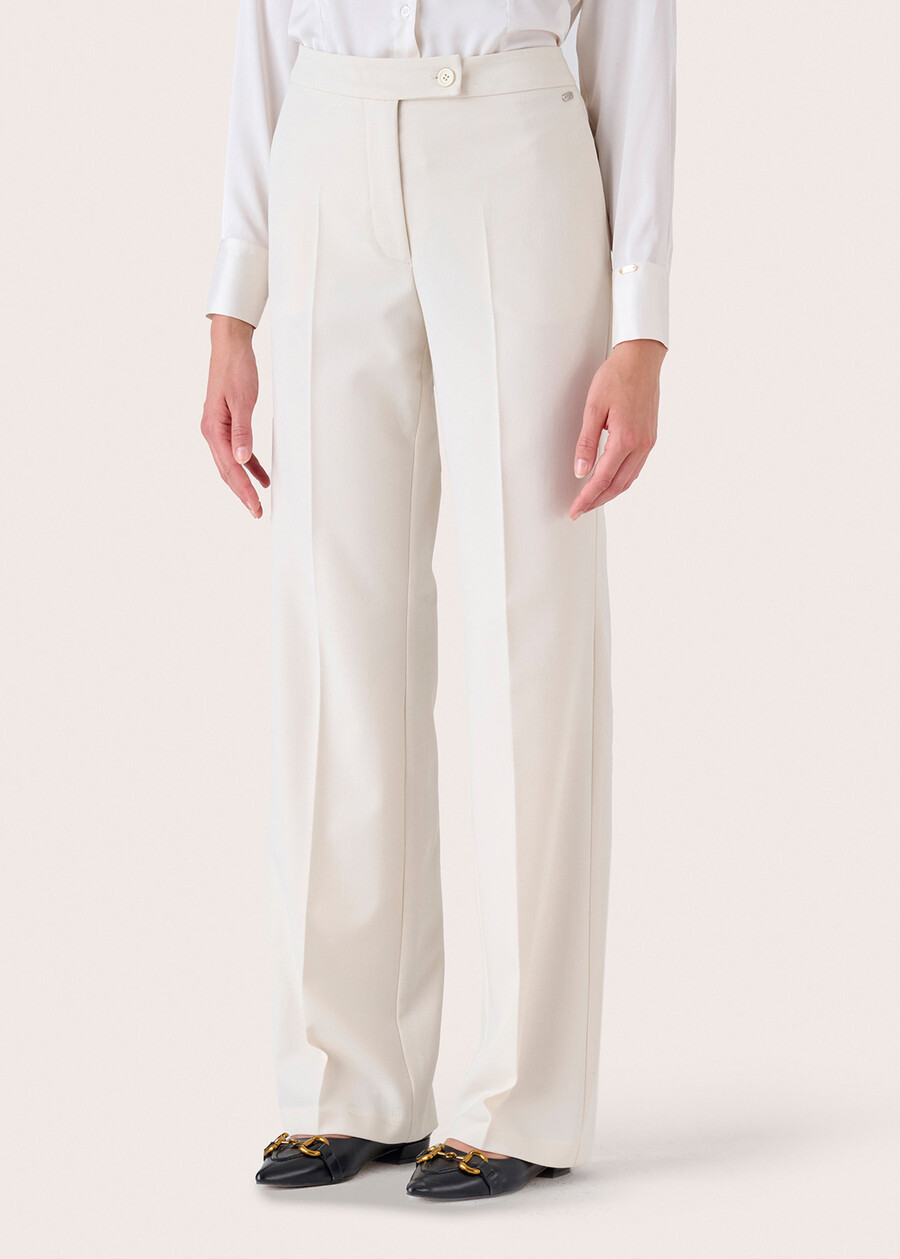 Pantalone Giorgia in tessuto tecnico NERO BLACKBEIGE GESSOBLU Donna , immagine n. 4