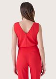 Top Thomas in cady BLUE OLTREMARE ROSSO TULIPANO Donna immagine n. 3