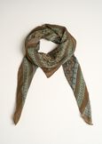 Foulard Selma fantasia block VERDEMARRONEBLU Donna immagine n. 2