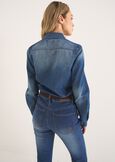 Carly denim shirt DENIM MEDIUM DENIM Woman image number 4