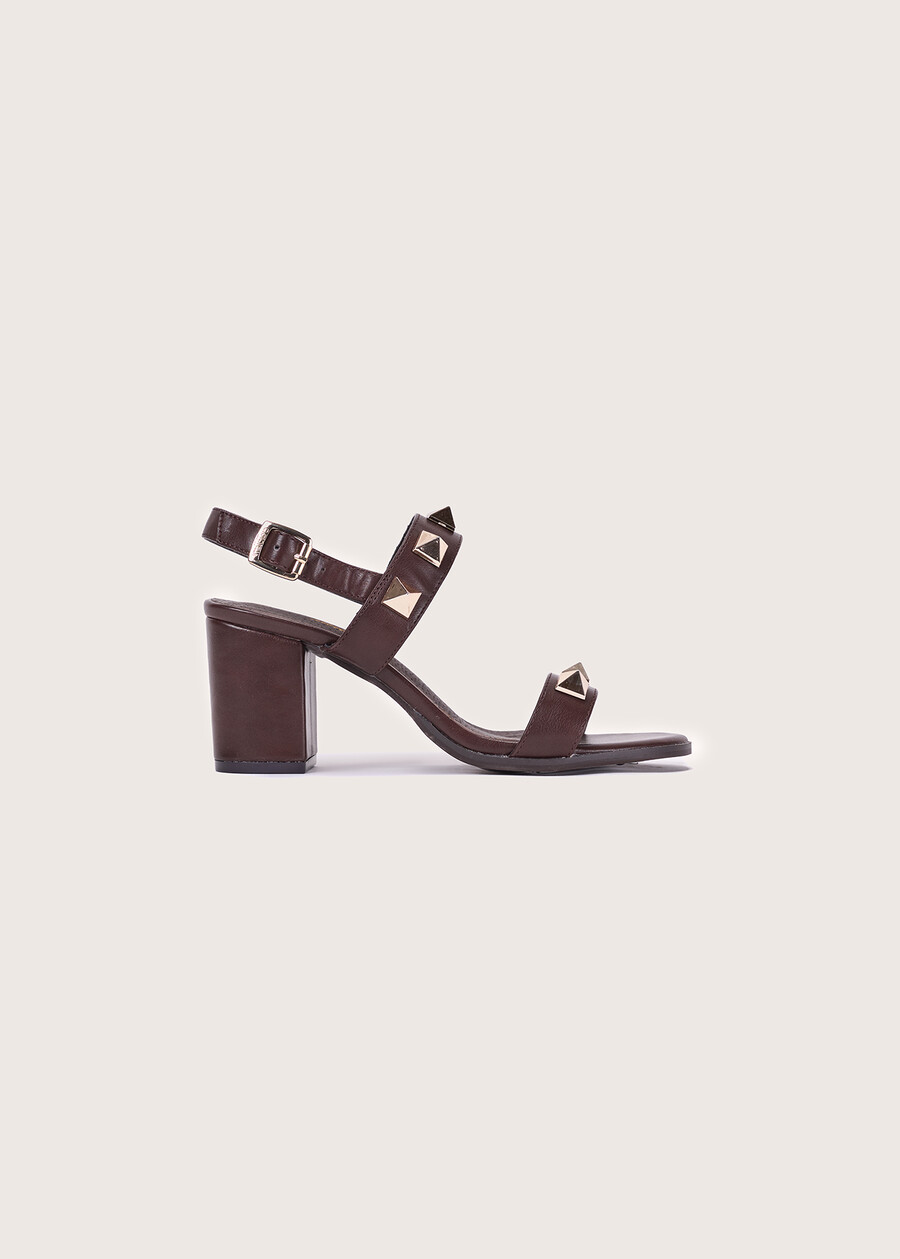 Sandalo con borchie Surly MARRONE CACAO Donna , immagine n. 3