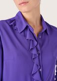 Camicia Cristina in tessuto crepe VIOLA ORCHIDEA Donna immagine n. 2