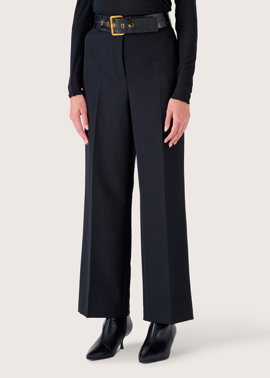 Pantalone Ashely a gamba dritta NERO BLACKBLUE DARK BLUE Donna , immagine n. 3