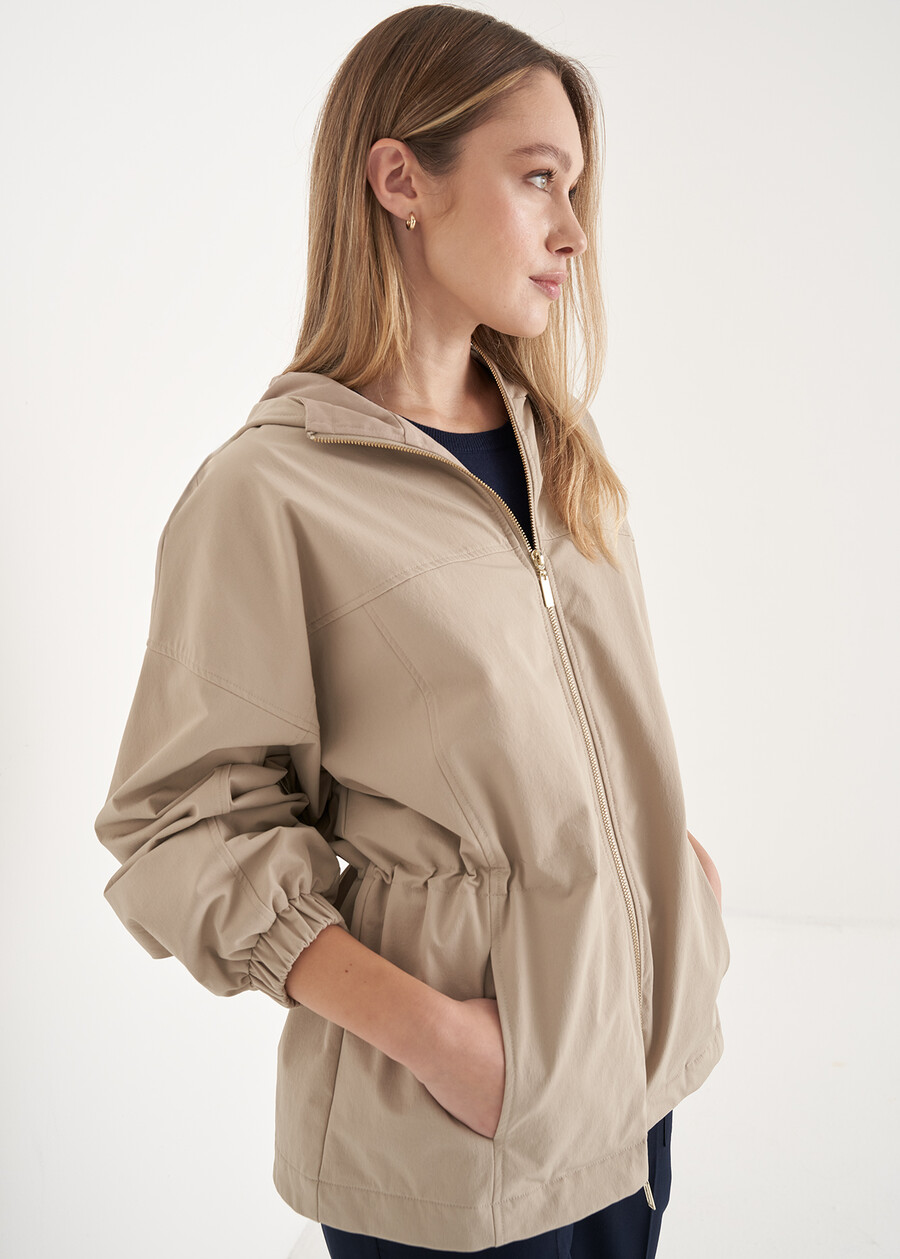 Giubbino Gang in nylon BLUBEIGE SABBIA Donna , immagine n. 2