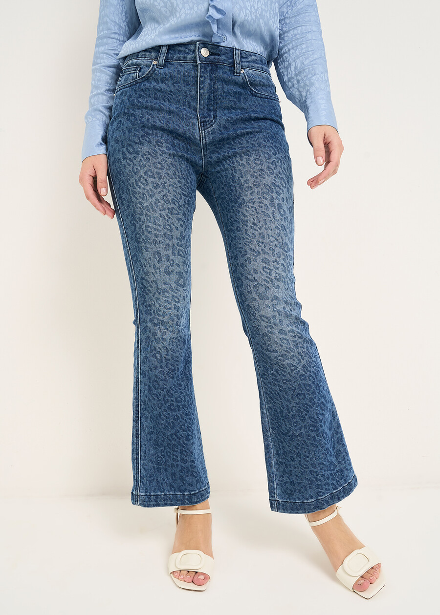 Pantaloni denim Diky maculati DENIM MEDIUM DENIM Donna , immagine n. 2