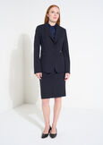 Gladys bi-stretch pencil skirt NERO BLACKBEIGE GESSOBLU Woman image number 1