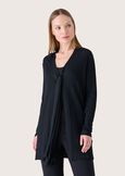 Mery tie-neck cardigan NEROVERDE SALAD Woman image number 2