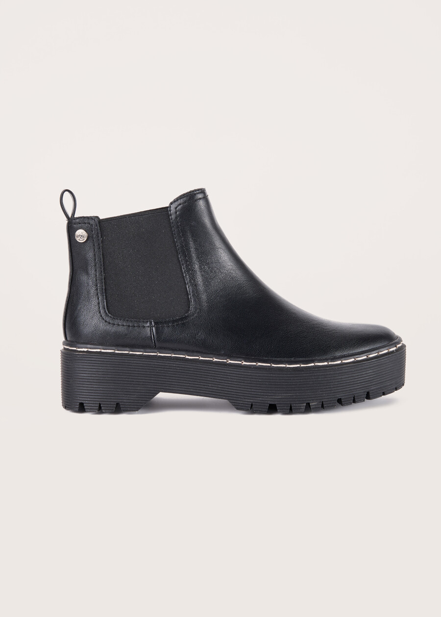 Sandy eco-leather ankle boots NERO BLACK Woman , image number 3