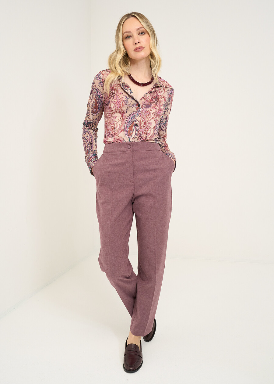 Camicia Caty ROSSO BORDEAUX Donna , immagine n. 4