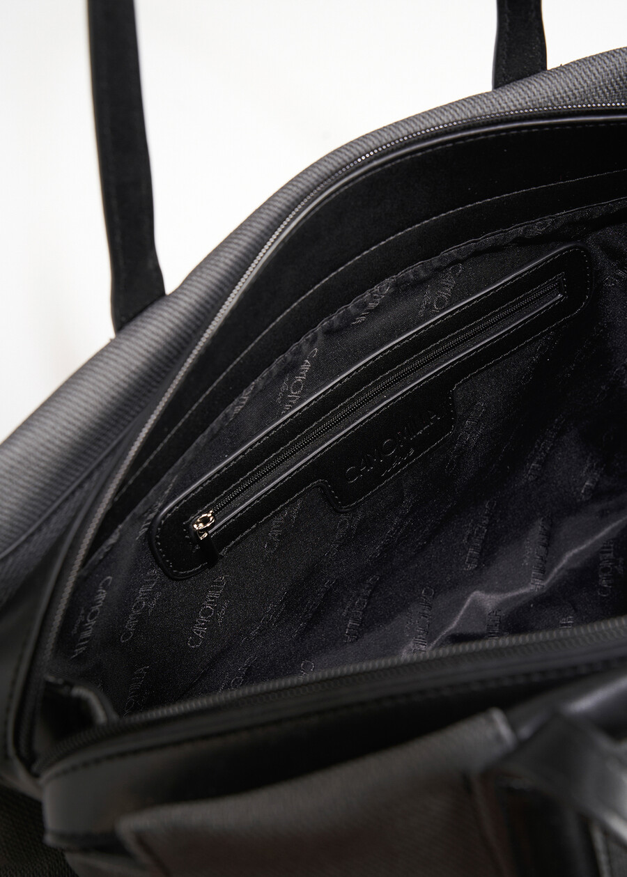 Bess duffle bag – Archivio collection NERO BLACKBEIGE MOUSSE Woman , image number 3