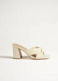 Sandalo Shiny in paglia BIANCO BURRO Donna immagine n. 5