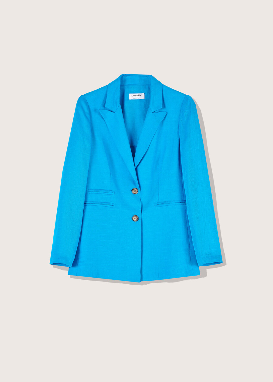 Giacca in misto lino Giasmine BLUE PACIFICMARRONE MOKA Donna , immagine n. 5