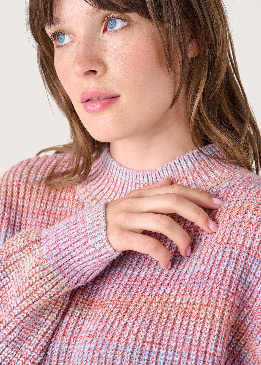 Maglia Madalyn effetto mélange ROSA PETALO Donna , immagine n. 2