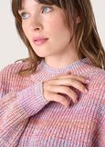 Maglia Madalyn effetto mélange ROSA PETALO Donna immagine n. 2