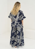 Camicia Cally in cotone stampato BLU Donna immagine n. 3