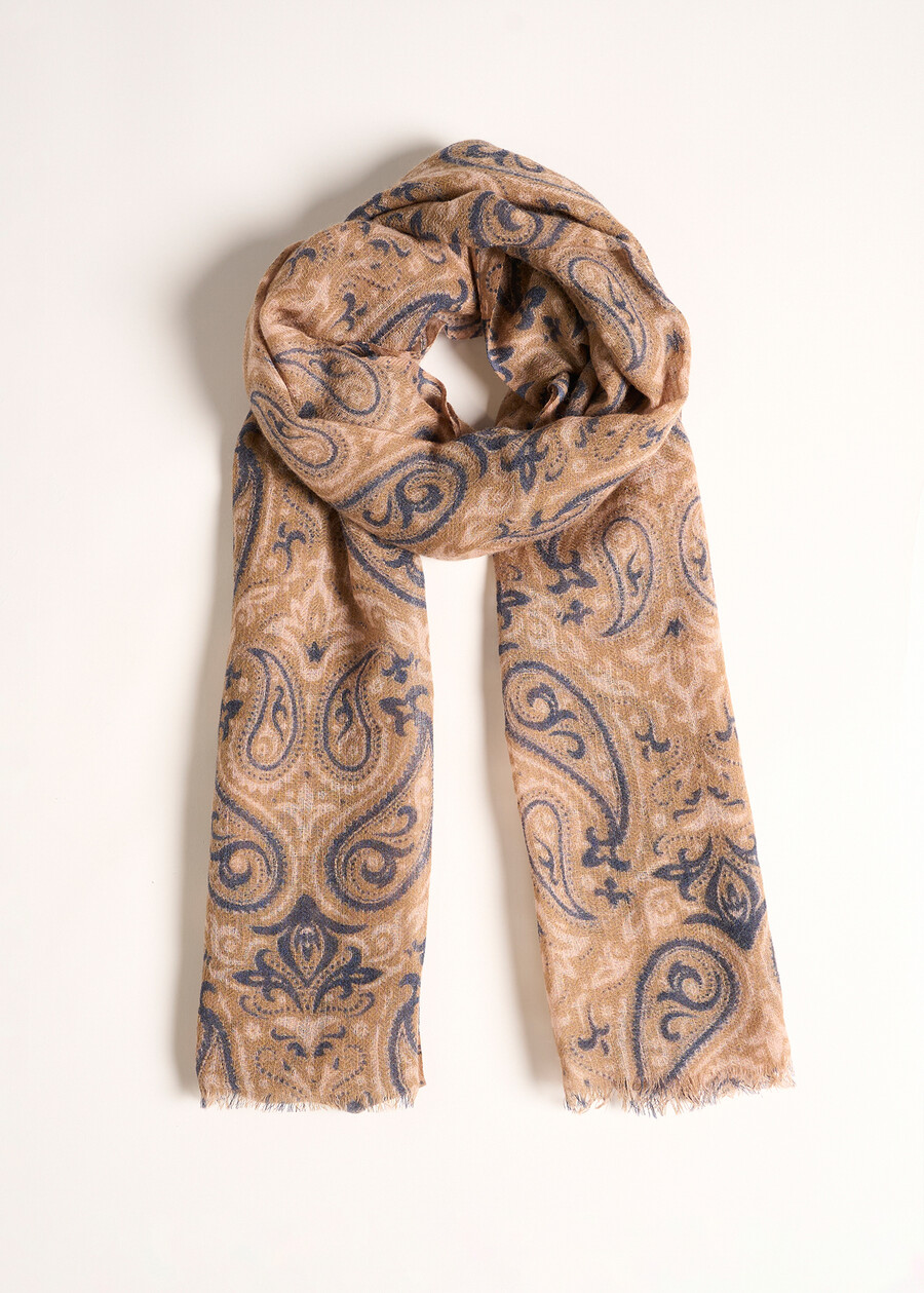 Sciarpa Sily 100% lana BEIGE ECRU Donna , immagine n. 2