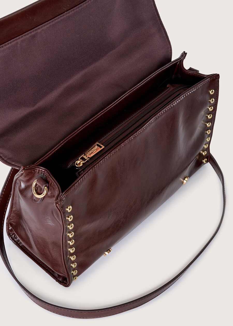 Borsa Brayer in ecopelle NERO BLACKMARRONE EQUADOR Donna , immagine n. 3