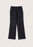Giorgia technical fabric trousers NERO BLACKBEIGE GESSOBLU Woman image number 7