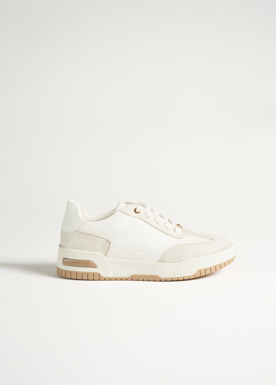Scarpa ginnica Sherlysia doppio colore BIANCO BURRO Donna , immagine n. 4