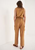 Praiano Vargo-Style Trousers BEIGE DUNENERO BLACK Woman image number 4