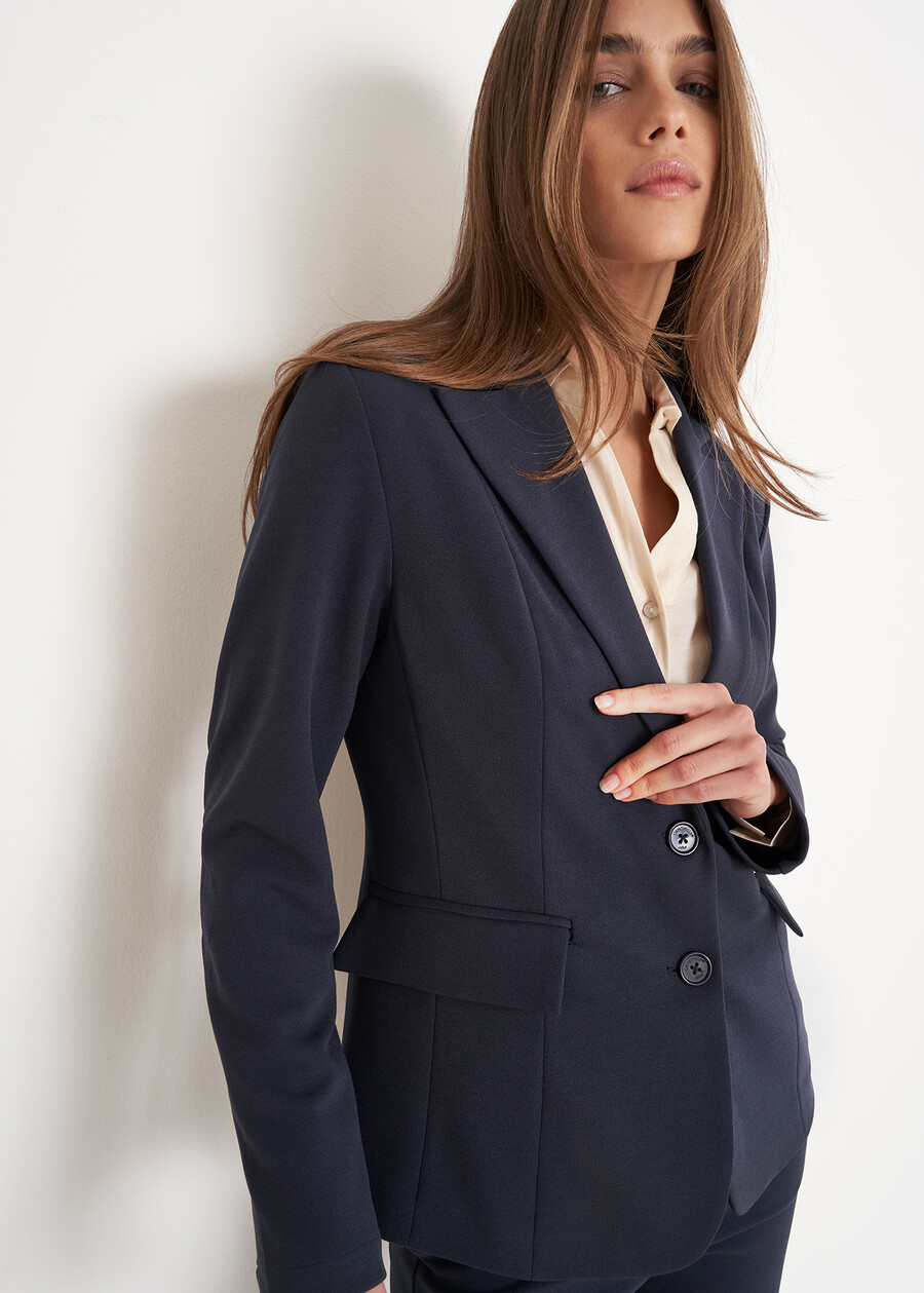 Giselle single-breasted blazer ROSA QUARZOBLU AVION Woman , image number 2