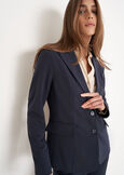 Giselle single-breasted blazer ROSA QUARZOBLU AVION Woman image number 2