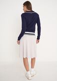 Gildy full skirt GRIGIO GREYBLUE OLTREMARE  Woman image number 3