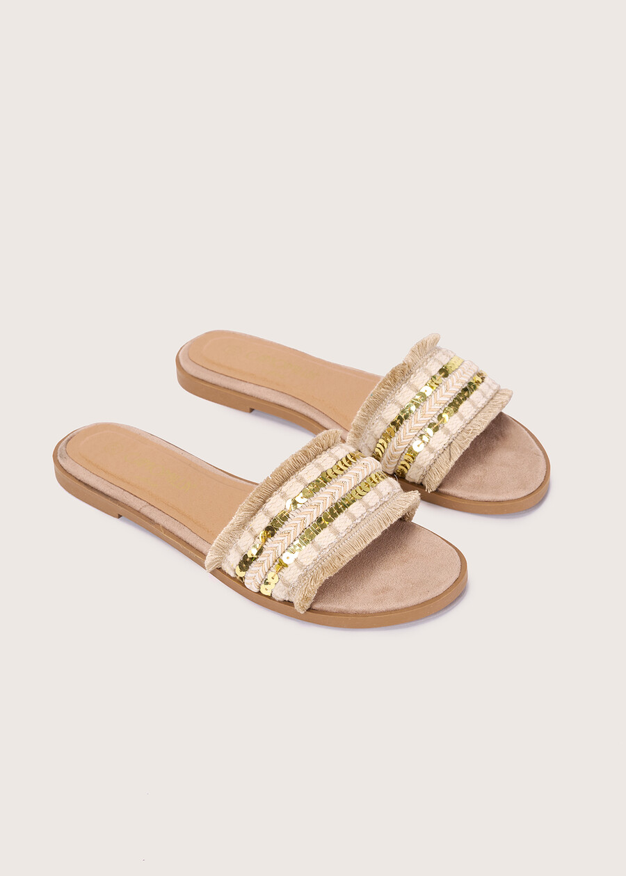 Sea low-heel sandal BEIGE SALINA Woman , image number 1