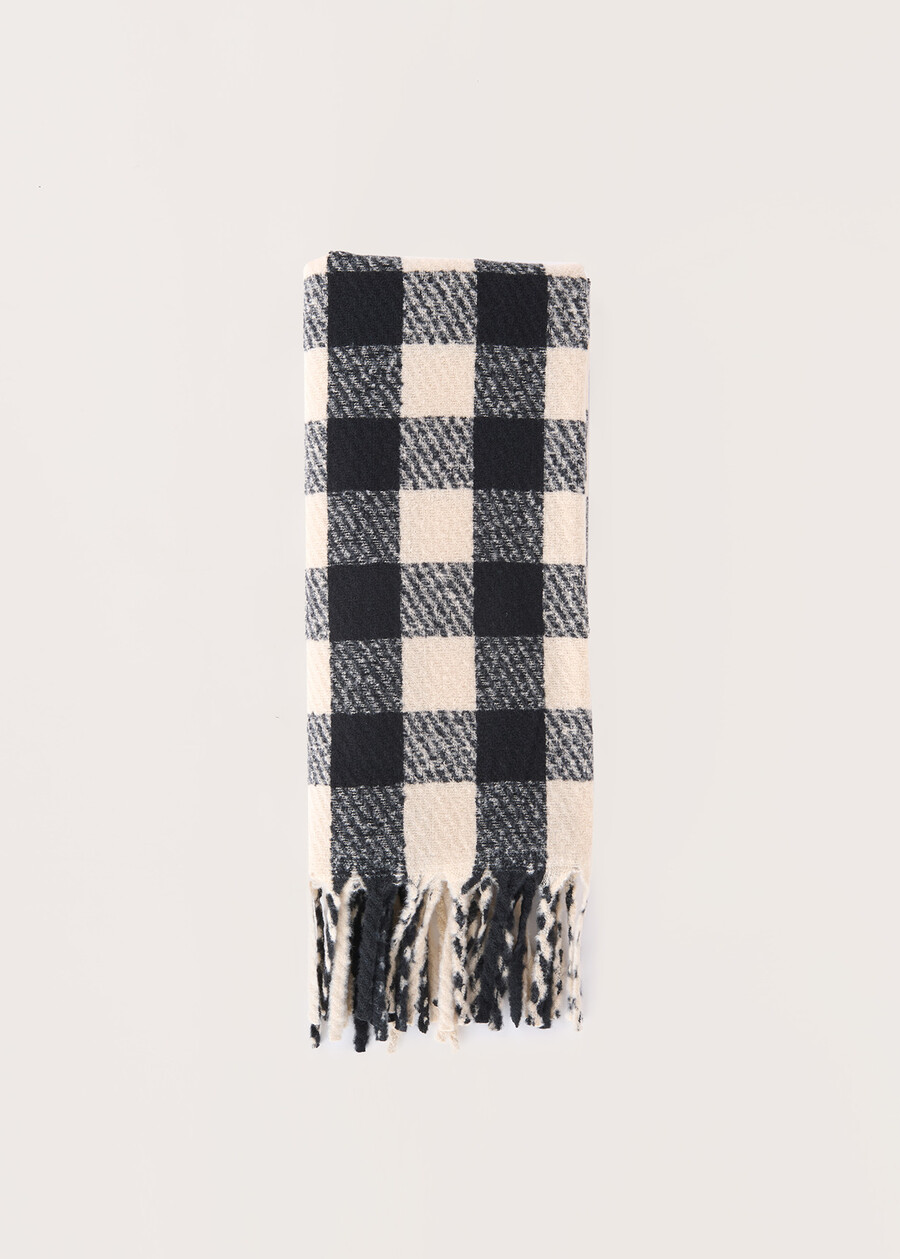 Sirya check pattern scarf  Woman , image number 2