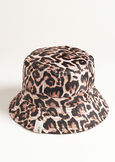 Cris reversible leopard bucket hat NERO BLACK Woman image number 2