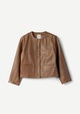 Giubbino Gaia 100% vera pelle MARRONE Donna immagine n. 6