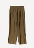 Pantaloni Penny in viscosa e lino
 BEIGE DOESKIN VERDE ALGA Donna immagine n. 5